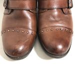 Bussola  Antwerpen Rust Brown Ankle Boots with Buckle Detail Photo 5