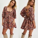 Free People Western Bohemian Dainty Lola Dress Banana Ivory Medium NWT Photo 13
