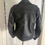 Black Brand Leather Moto Jacket Small L.A.’s Finest TV Show COA Photo 5