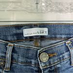 Loft  Women’s Modern Skinny Jeans Size 4/27 Blue Mid Rise Wash Distressed Ripped Photo 1