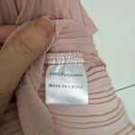 Zesica Women’s Large Pink Pleated Ruffle Tank Top Dressy Office Career Top Photo 3