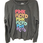 Lucky Brand Medium Pink Floyd Rainbow Grey Crewneck Sweatshirt Photo 0