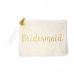 Mud Pie Bridesmaid large cosmetics/jewelry storage bag Photo 1