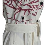 Christian Dior White Mid-Length Shirtdress Cotton Silk Blend with Motif 38 6 Photo 6