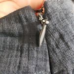 Anthropologie , LIL Women's Size 8 Black, Ivory Cream Stripe A-Line Skirt Photo 5