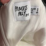 Princess Polly  Molina White Mini Dress with Fringe Detail US Size 2 Photo 5