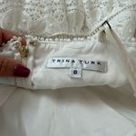 Trina Turk  Picnic Lace Eyelet Halter Dress Size 8 White Halter READ Photo 7