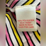 True Destiny tie front striped Vneck blouse Photo 3