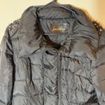 Sam Edelman  Women's‎ Black Studded Puffer Coat Jacket Size L Winter Photo 1