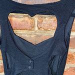 Topshop Dress Up Collection Black Sleeveless Open Back Mini Dress Women's Size 4 Photo 4