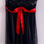 Dreamgirl Valentine's Day  Size XL Lingerie  Queen Black/ Red Babydoll 3 Piece Photo 0