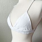 437 White Tie Shoulder Bikini Top Photo 3