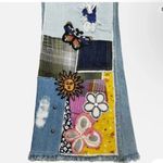 BDG Urban Outfitters High Waist Flare Jeans Patch Crochet, Size 30, New with Tag Photo 9