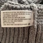 Universal Threads Universal thread Sweater mock turtleneck oversized gray crochet sleeve XS small Photo 5