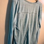 Jane and Delancey Blue 1/4 Buttoned Polo Tunic Lightweight Sweatshirt SZ L Photo 6