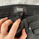 Paige  Womens‎ Lou Lou High Rise Coated Black Pants Sz 27 Flare Leg Inseam 30.5 Photo 5