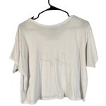 Live Fit White Graphic Front Short Sleeve Athletic Casual T Photo 1