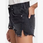Edwin Denim Cai Shorts 4 inch inseam Shade Irony Destroyed Size 34 NWT Black Photo 2