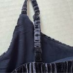 Dalia Collection Dalia Velvet swing tank top spaghetti straps dark blue size small Photo 6