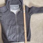 Nike Swoosh Full Zip Up Hoodie Sweatshirt in Gray Size Medium Photo 11