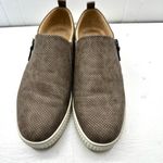 SOUL Naturalizer Turner Taupe Slip On Sneaker Perforated Side Zip Shoes Womens 8 Brown Photo 2