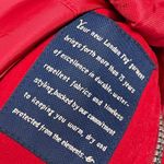 London Fog Vintage Limited Edition Red Hooded Jacket Coat Medium Photo 6
