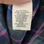 Victoria's Secret Women Sz L Plaid Button Up Pajama Shirt Long Sleeve Multicolor Photo 6