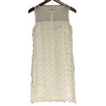 Karl Lagerfeld Paris White Dress With 3-D Butterflies Photo 1