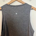 Lululemon - Knot Gonna Fly Tank Heathered Black Lightweight V-Neck Athletic Tank Photo 6