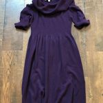 Evan Picone plum purple knit sweater dress, mini Photo 1