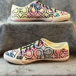 Coach Women's  Zorra Multicolor Canvas Sneaker Shoe Size 9B Photo 3