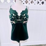 Boston Proper  Elegant Green Velvet Camisole Photo 9