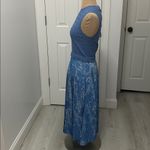 Current Air  Madelyn Combo Dress Blue Photo 4