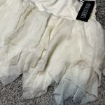 Current Mood  Cream Layered Mini Skirt Photo 2
