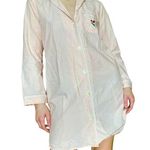 Madewell 100% Cotton Embroidered Oversized Pajama Shirt Dress Medium Photo 0