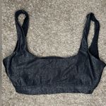 LA Hearts L.A. Hearts Pac Sun Black Sparkle Bikini Top Photo 1