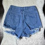 Princess Polly  Distressed High Rise Jean Shorts Photo 5