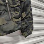 Juicy Couture  Women’s Small Camo Puffer Moto Jacket Green Zip Front Quilted Y2K Photo 9