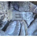 Womens Small Purple Mixed Media‎ Animal Print Full Zip Jacket Blouse Top Boho Photo 6