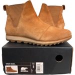 Sorel Harlow Chelsea Boots Camel Brown Suede Waterproof fall winter Women’s 8 Photo 0