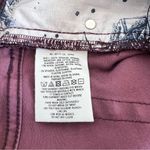 Pilcro and the Letterpress Anthro | Script Coated Lace Up Ankle Pants Wine Photo 9