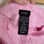 Aziz VTG Blazer and Pants Set Small Pink Embroidered Suit Coquette Y2K Retro Photo 12