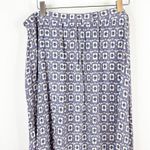 Flax Geometric Print Pull On Layered Maxi Skirt L Photo 2