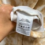 Nike  Tan and White Cropped Hoodie Jacket S Photo 4