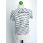 Nina Ricci jacket size 8 40 white black polka dot blazer Photo 4