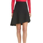 Hugo Boss BOSS Vasty Asymmetric Mini Skirt Black Size 4 Photo 7