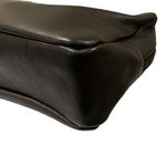 Furla Black Leather Shoulder Bag with Silver Chain Strap EUC Photo 13