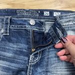 Miss Me  Jeans Capris Crop Women’s Size 26 Mid Rise Embellished Medium Wash Denim Photo 7