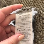 One Teaspoon  Knit Metallic Turtleneck Mini Dress Gold Small Photo 5