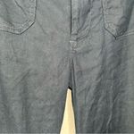 Anthropologie Maeve by The Colette linen blend pants blue 25P Photo 5